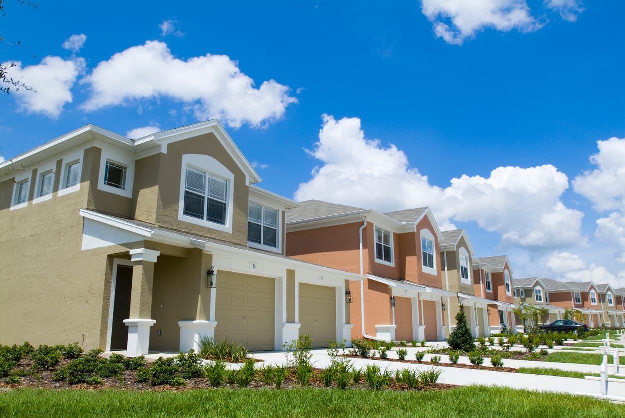 Photos of single family homes next to each other